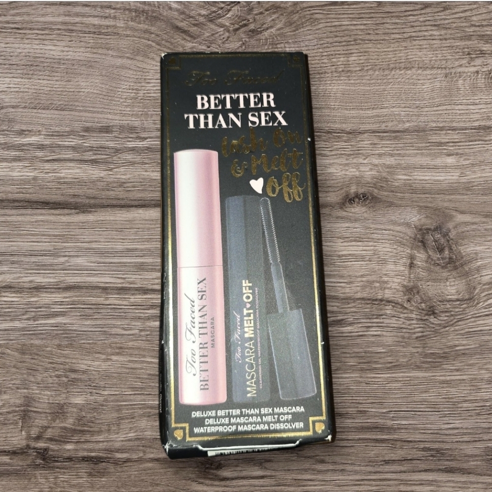 Too Faced New Better Than Sex  Mascara Lash On & Melt Off